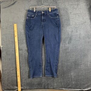 Lee 12P Blue Ankle Cropped Skinny Fit Jeans